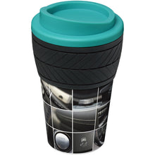 Load image into Gallery viewer, Brite-Americano® tyre 350 ml insulated tumbler — Aqua
