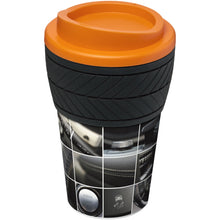 Load image into Gallery viewer, Brite-Americano® tyre 350 ml insulated tumbler — Orange