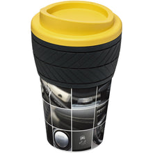 Load image into Gallery viewer, Brite-Americano® tyre 350 ml insulated tumbler — Yellow
