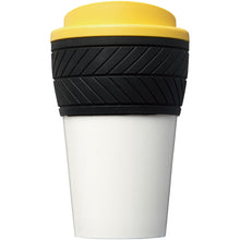 Load image into Gallery viewer, Brite-Americano® tyre 350 ml insulated tumbler — Yellow (front)