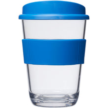 Load image into Gallery viewer, Americano® Cortado 300 ml tumbler with grip — Mid Blue (front)