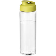Load image into Gallery viewer, H2O Active® Vibe 850 ml flip lid sport bottle — Transparent / Lime