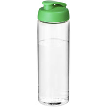 Load image into Gallery viewer, H2O Active® Vibe 850 ml flip lid sport bottle — Transparent / Green