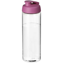 Load image into Gallery viewer, H2O Active® Vibe 850 ml flip lid sport bottle — Transparent / Pink