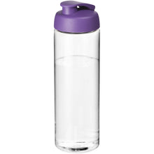Load image into Gallery viewer, H2O Active® Vibe 850 ml flip lid sport bottle — Transparent / Purple