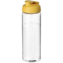 Load image into Gallery viewer, H2O Active® Vibe 850 ml flip lid sport bottle — Transparent / Yellow