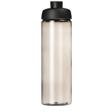 Load image into Gallery viewer, H2O Active® Vibe 850 ml flip lid sport bottle — Charcoal / Black (front)
