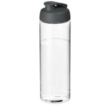 Load image into Gallery viewer, H2O Active® Vibe 850 ml flip lid sport bottle — Transparent / Grey