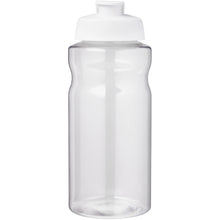 Load image into Gallery viewer, H2O Active® Big Base 1 litre flip lid sport bottle — White (front)