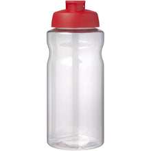 Load image into Gallery viewer, H2O Active® Big Base 1 litre flip lid sport bottle — Red (front)