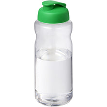 Load image into Gallery viewer, H2O Active® Big Base 1 litre flip lid sport bottle — Green