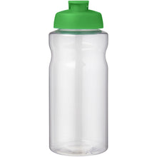Load image into Gallery viewer, H2O Active® Big Base 1 litre flip lid sport bottle — Green (front)
