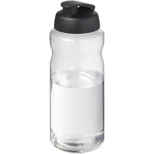 Load image into Gallery viewer, H2O Active® Big Base 1 litre flip lid sport bottle — Black