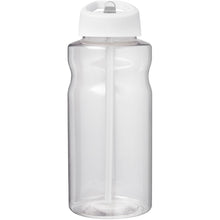 Load image into Gallery viewer, H2O Active® Big Base 1 litre spout lid sport bottle — White (front)