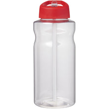 Load image into Gallery viewer, H2O Active® Big Base 1 litre spout lid sport bottle — Red (front)