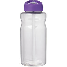 Load image into Gallery viewer, H2O Active® Big Base 1 litre spout lid sport bottle — Purple (front)