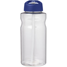 Load image into Gallery viewer, H2O Active® Big Base 1 litre spout lid sport bottle — Blue (front)