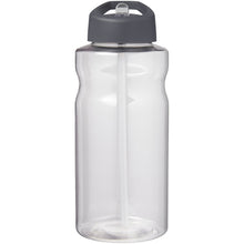 Load image into Gallery viewer, H2O Active® Big Base 1 litre spout lid sport bottle — Grey (front)