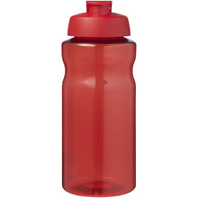 Load image into Gallery viewer, H2O Active® Eco Big Base 1 litre flip lid sport bottle — Red / Red (front)