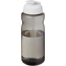 Load image into Gallery viewer, H2O Active® Eco Big Base 1 litre flip lid sport bottle — Charcoal / White