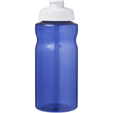 Load image into Gallery viewer, H2O Active® Eco Big Base 1 litre flip lid sport bottle — Blue / White (front)