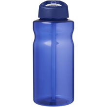 Load image into Gallery viewer, H2O Active® Eco Big Base 1 litre spout lid sport bottle — Blue / Blue (front)