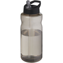 Load image into Gallery viewer, H2O Active® Eco Big Base 1 litre spout lid sport bottle — Charcoal / Black