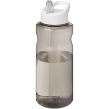 Load image into Gallery viewer, H2O Active® Eco Big Base 1 litre spout lid sport bottle — Charcoal / White
