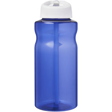 Load image into Gallery viewer, H2O Active® Eco Big Base 1 litre spout lid sport bottle — Blue / White (front)