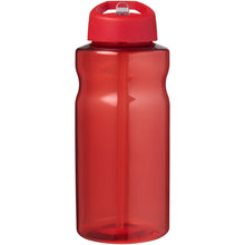 Load image into Gallery viewer, H2O Active® Eco Big Base 1 litre spout lid sport bottle — Red / Red (front)