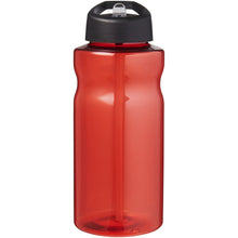 Load image into Gallery viewer, H2O Active® Eco Big Base 1 litre spout lid sport bottle — Red / Black (front)