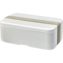 Load image into Gallery viewer, MIYO Renew 700 ml single layer lunch box — Ivory white / Pebble grey