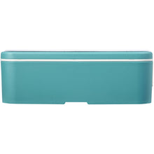 Load image into Gallery viewer, MIYO Renew 700 ml single layer lunch box — Reef blue / White (front)