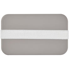 Load image into Gallery viewer, MIYO Renew 700 ml single layer lunch box — Pebble grey / White (detail 2)