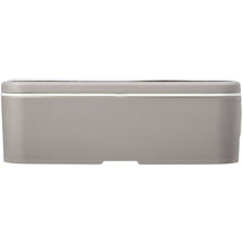 Load image into Gallery viewer, MIYO Renew 700 ml single layer lunch box — Pebble grey / White (front)