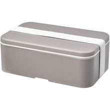 Load image into Gallery viewer, MIYO Renew 700 ml single layer lunch box — Pebble grey / White