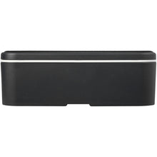 Load image into Gallery viewer, MIYO Renew 700 ml single layer lunch box — Granite / Black (front)