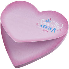 Load image into Gallery viewer, Sticky-Mate® heart-shaped recycled sticky notes — White (detail)