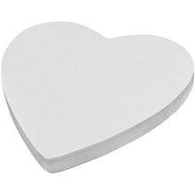 Load image into Gallery viewer, Sticky-Mate® heart-shaped recycled sticky notes — White (detail 2)