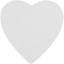 Load image into Gallery viewer, Sticky-Mate® heart-shaped recycled sticky notes — White (front)