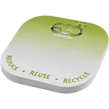 Load image into Gallery viewer, Sticky-Mate® square-shaped recycled sticky notes with rounded corners — White