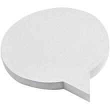 Load image into Gallery viewer, Sticky-Mate® speech bubble-shaped recycled sticky notes — White (detail 2)