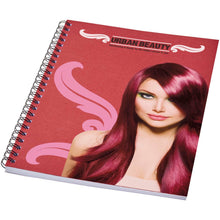 Load image into Gallery viewer, Desk-Mate® A5 colour spiral notebook — Red