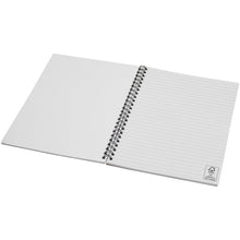 Load image into Gallery viewer, Desk-Mate® A5 colour spiral notebook — Dark blue (detail)