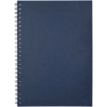 Load image into Gallery viewer, Desk-Mate® A5 colour spiral notebook — Dark blue (front)