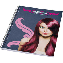 Load image into Gallery viewer, Desk-Mate® A5 colour spiral notebook — Dark blue
