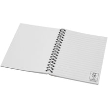 Load image into Gallery viewer, Desk-Mate® A6 colour spiral notebook — Ivory white (detail)