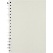 Load image into Gallery viewer, Desk-Mate® A6 colour spiral notebook — Ivory white (front)