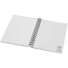 Load image into Gallery viewer, Desk-Mate® A6 colour spiral notebook — Red (detail)