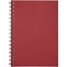 Load image into Gallery viewer, Desk-Mate® A6 colour spiral notebook — Red (front)